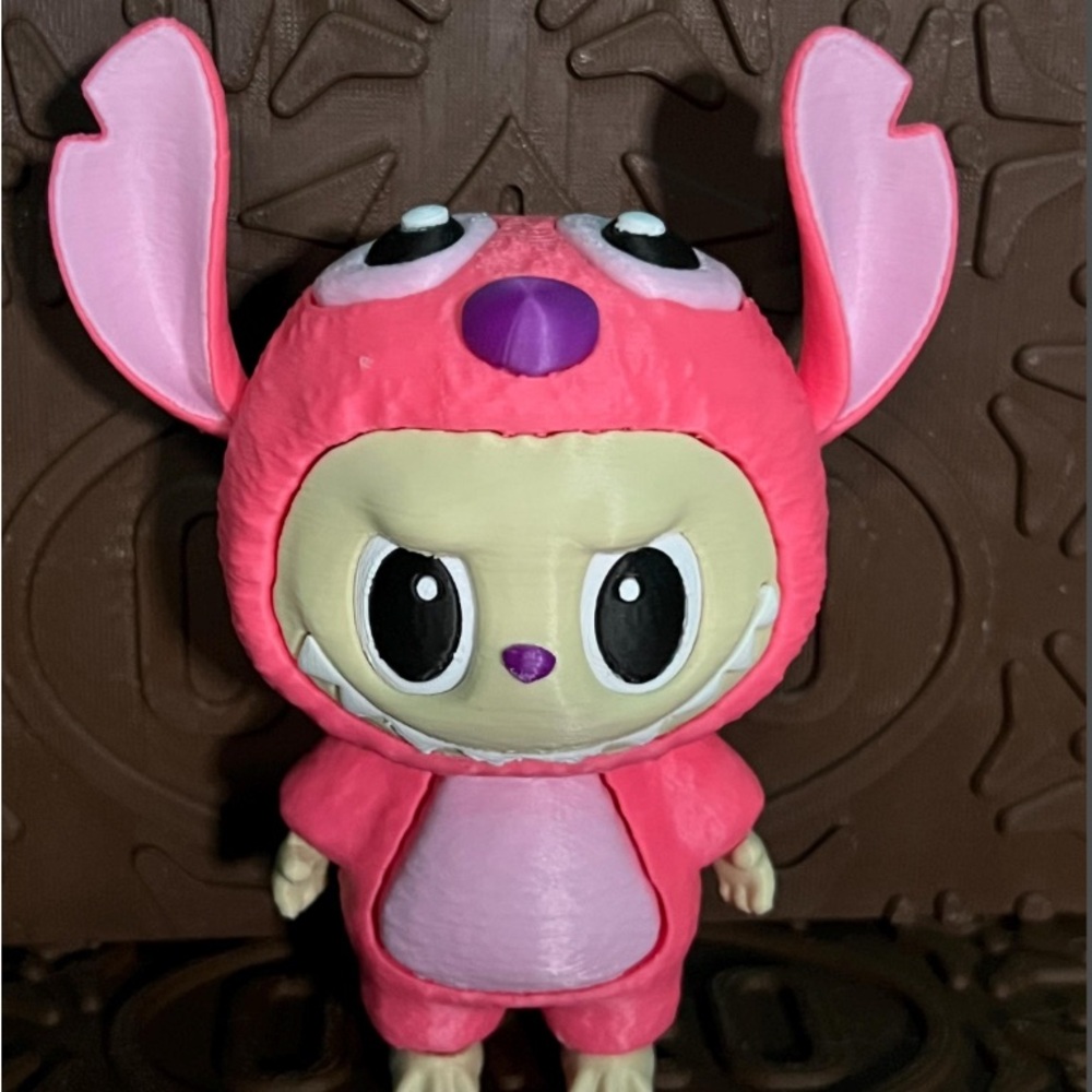 Labubu Stitch’s Angel by 3D print